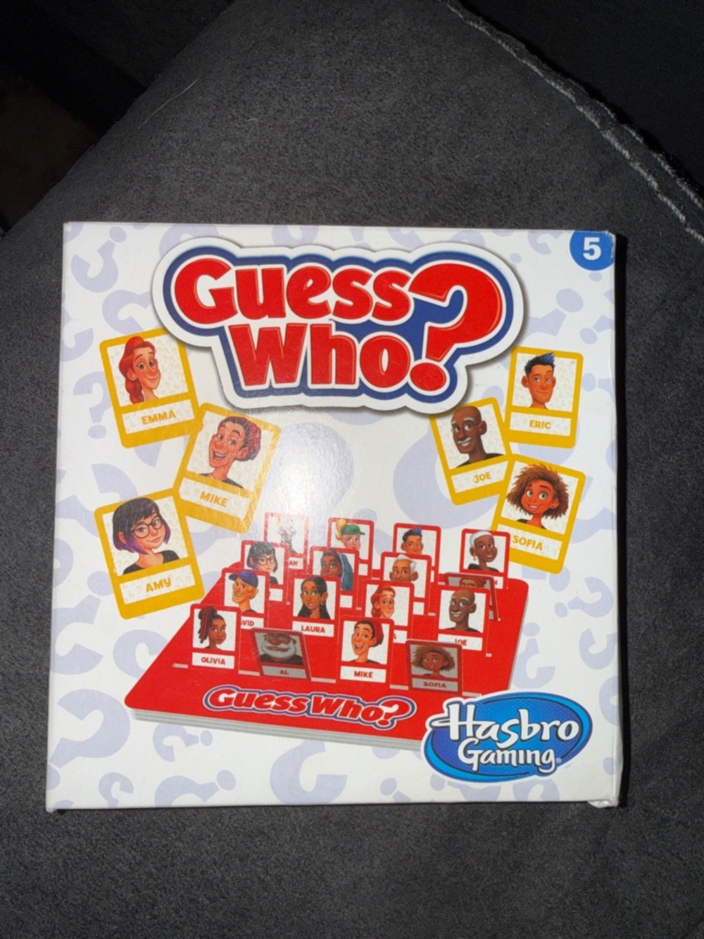 Guess Who? Mini Board Game - White/Red